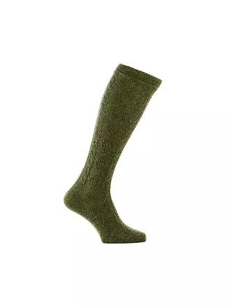 LUISE STEINER | Kniestrümpfe oliv | 